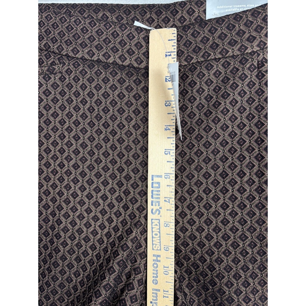 Chicos Pants Womens 2R So Slimming Brigitte 360 Ankle Slim Leg Geo Pattern - Picture 6 of 16